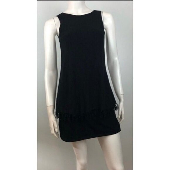 Theory Jurinzi Fringe linen/viscose sweater knit dress xs - Picture 2 of 8